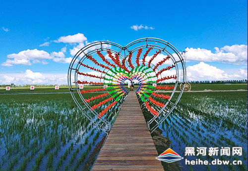 愛(ài)輝區(qū)西崗子鎮(zhèn)百畝農(nóng)家田園變景區(qū)公園